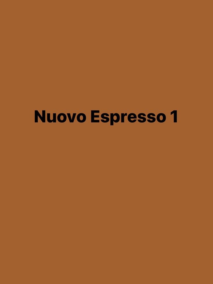 Nuovo Espresso 1
